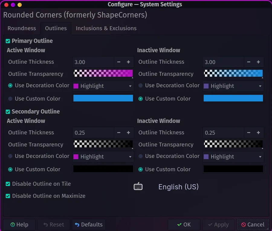 Dr460nized Rounded Corners outline settings